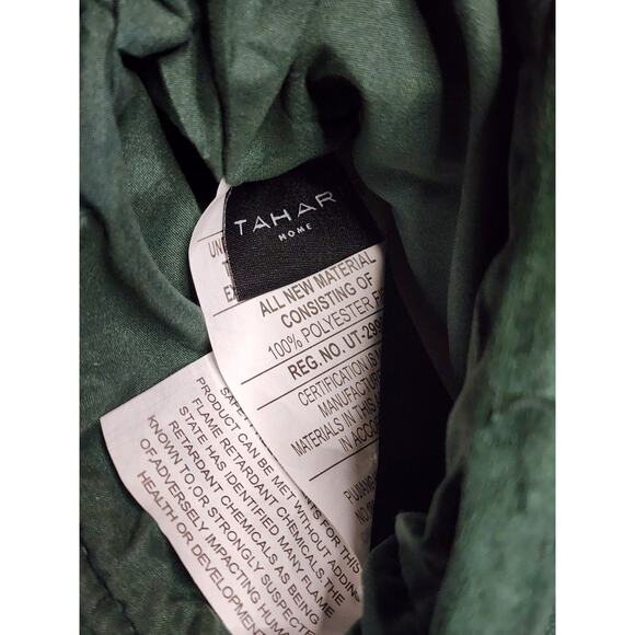 Tahari Home Green Trees Quilted Christmas Holiday Stocking 22" - Picture 4 of 7